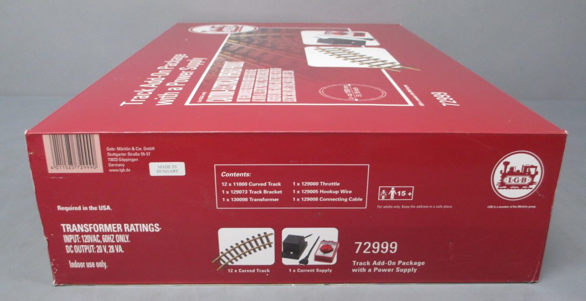 LGB 72999 LGB Track & Power Pack Set