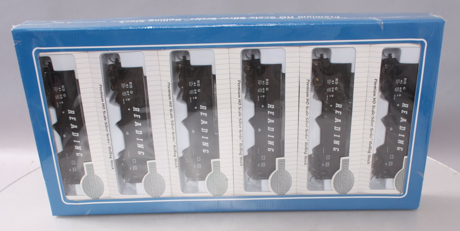 Bachmann 18710 HO Scale Reading 3-Bay 100-Ton Open Hopper (Pack of 6)