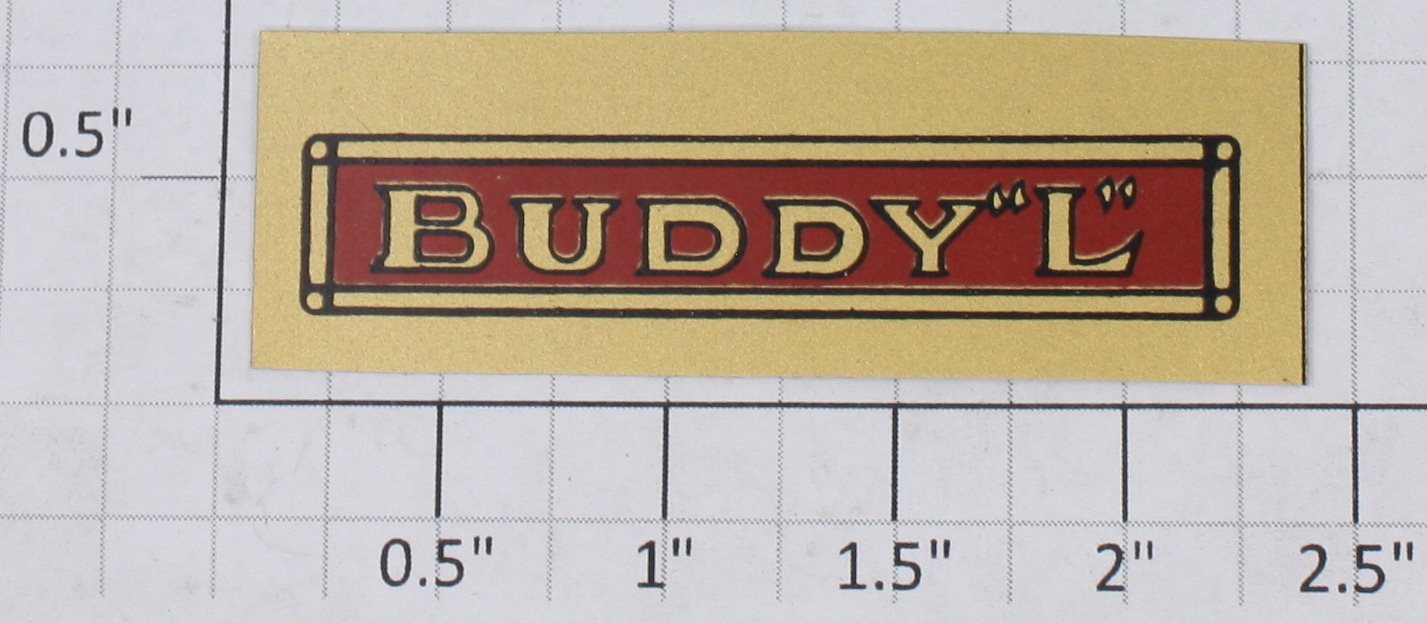 Buddy L 4X Buddy "L" Railroad Decal
