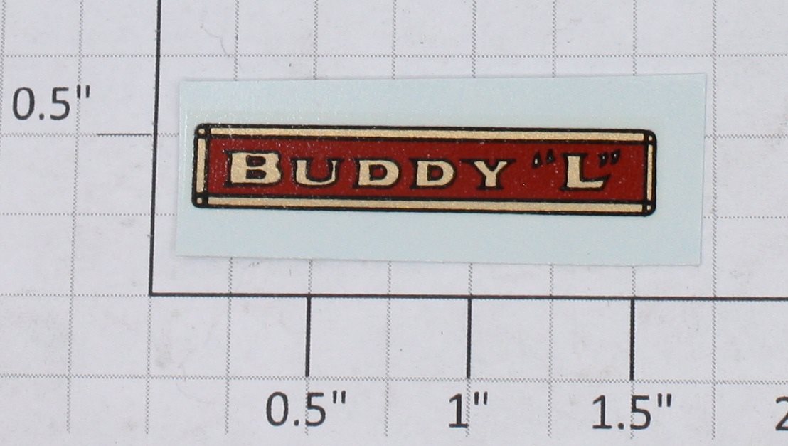 Buddy L BL-5 Buddy "L" Railroad Decal