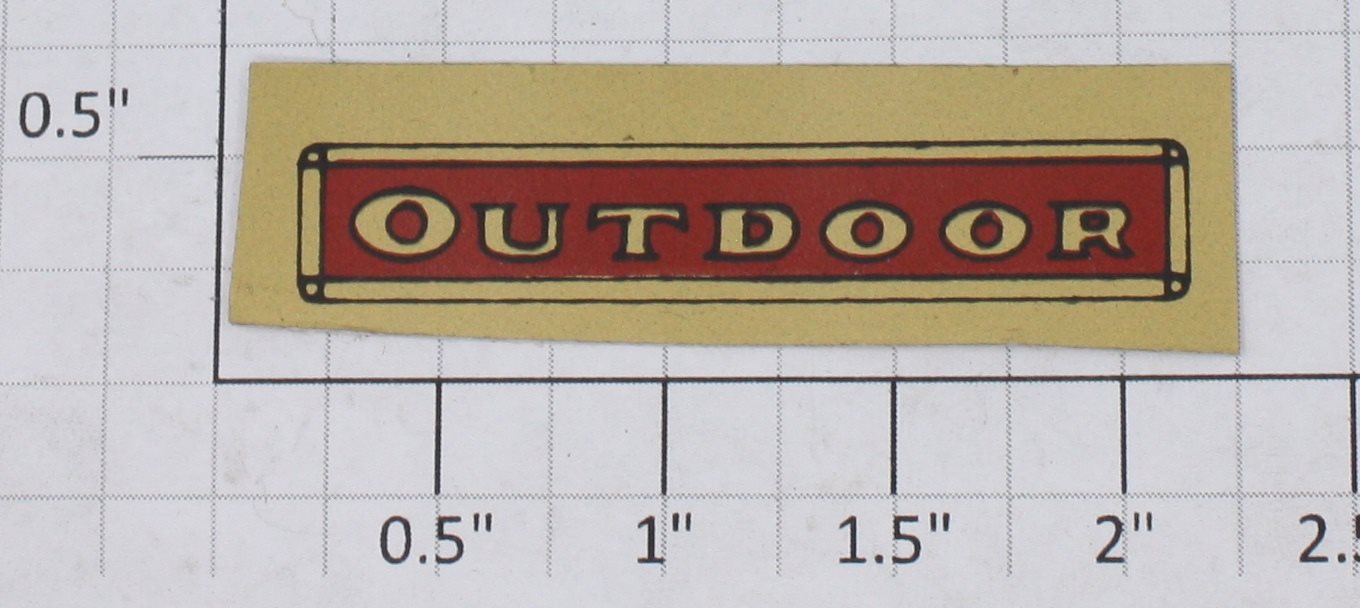 Buddy L Outdoor-1 Buddy "L" Railroad Decal