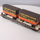 Lionel 6-27066 Illinois Central Flatcar with Piggyback Trailers