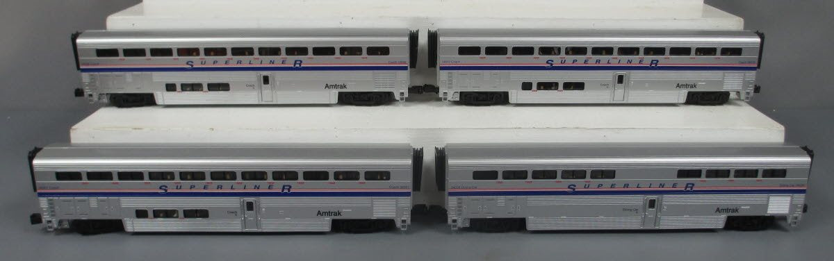 MTH 20-65123 O Amtrak Premier SuperLiner Passenger Car Set (Set of