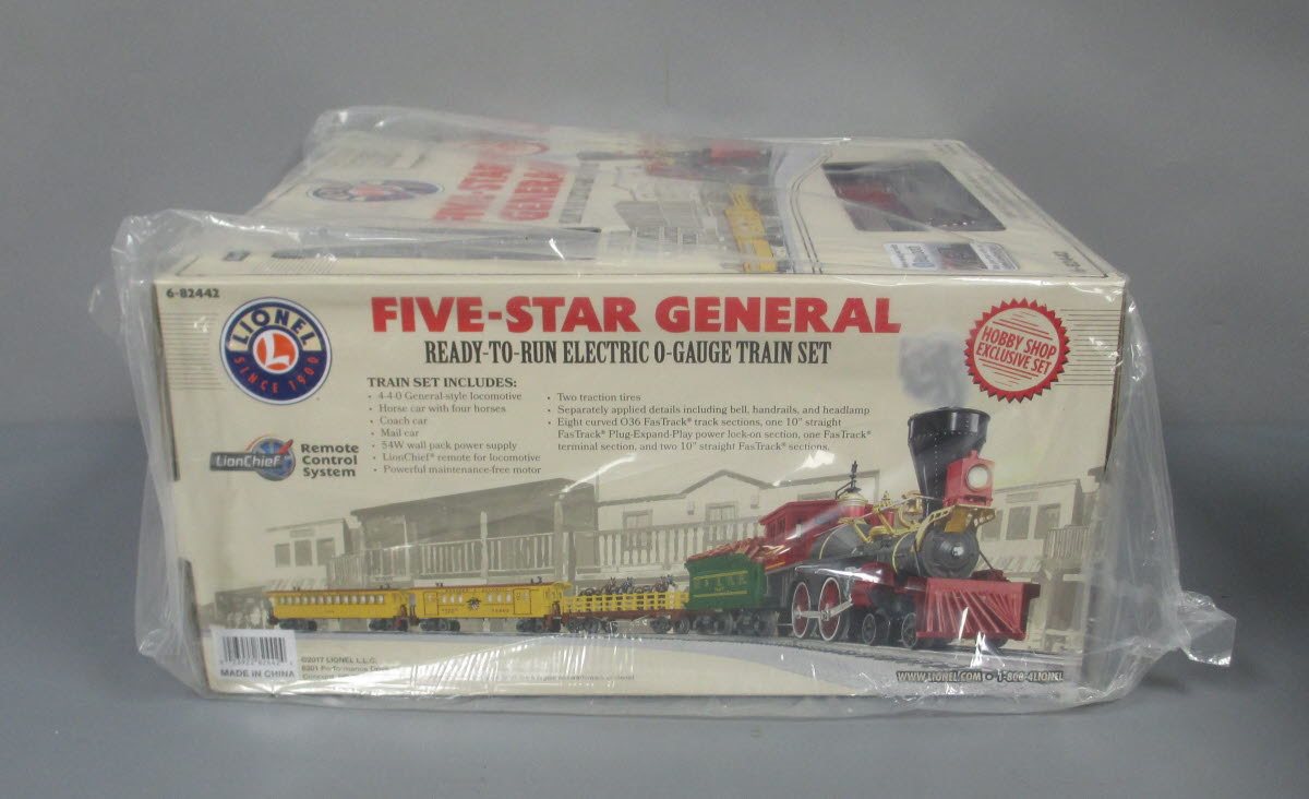 Lionel 6-82442 O Gauge 5-Star General LionChief Steam Train Set with Bluetooth