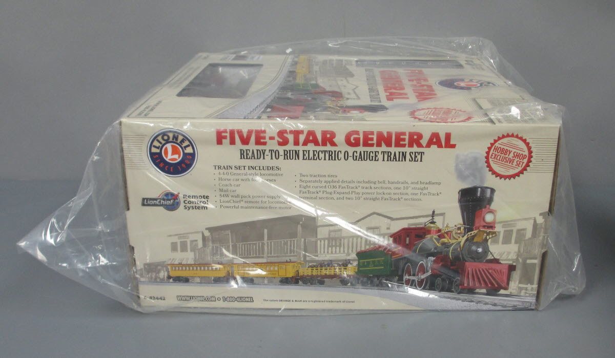 Lionel 6-82442 O Gauge 5-Star General LionChief Steam Train Set with Bluetooth