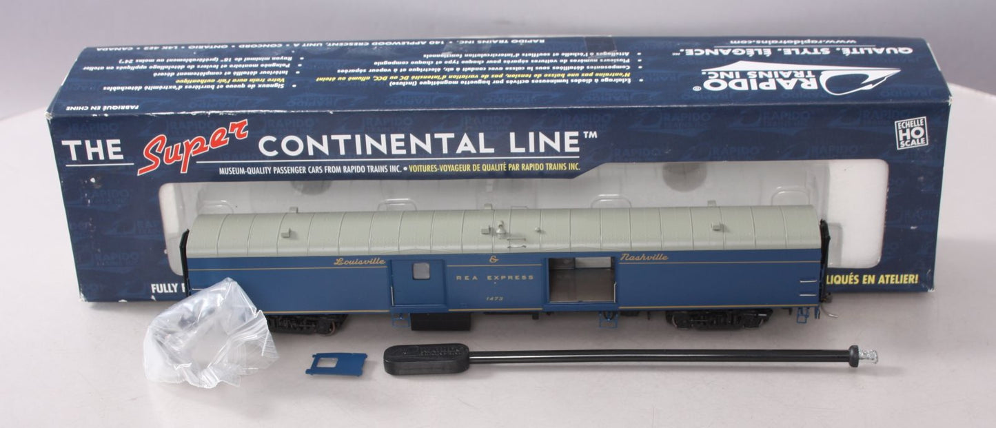 Rapido Trains 106139 HO Louisville & Nashville 73' 6" Smooth Side Baggage #1473