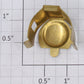 American Flyer 4000-1 Wide Gauge Brass Strap Headlight Case Fit 4001 4019 4687