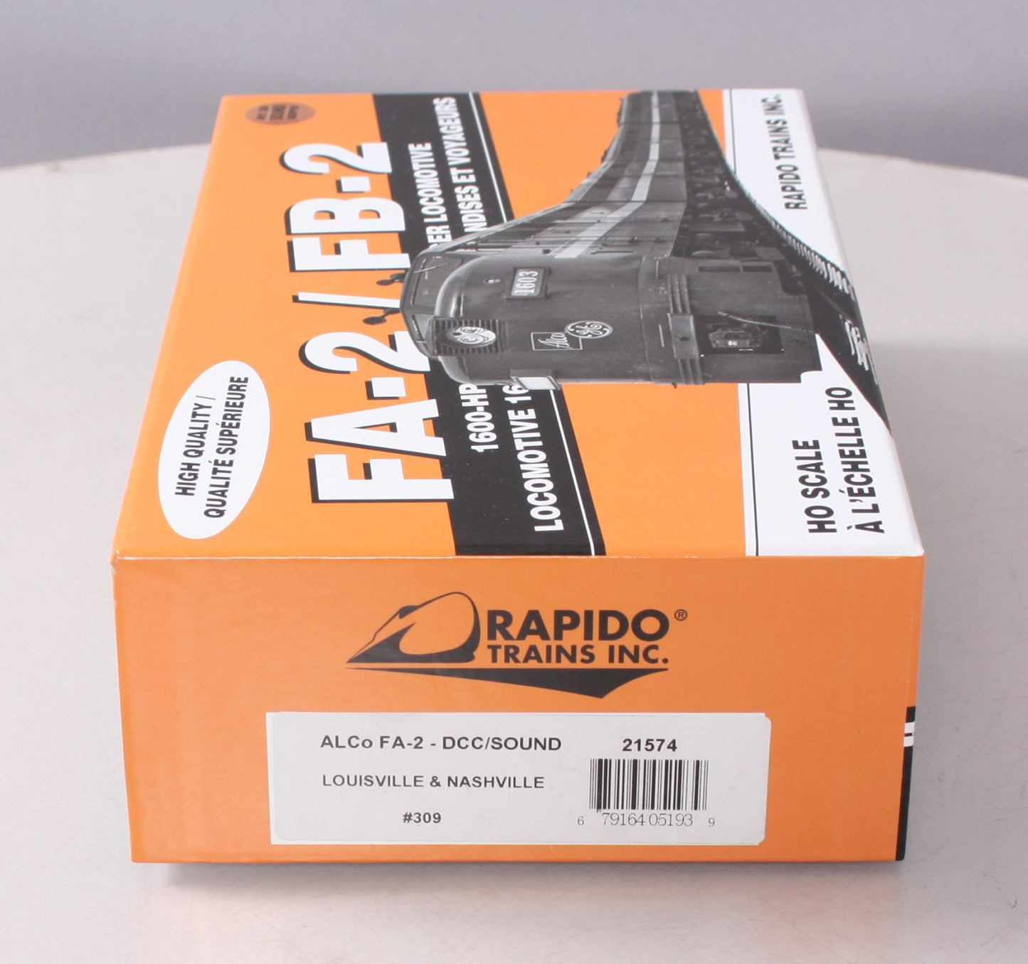 Rapido Trains 21574 HO L&N Alco FA-2 w/DC & DCC Sound #309