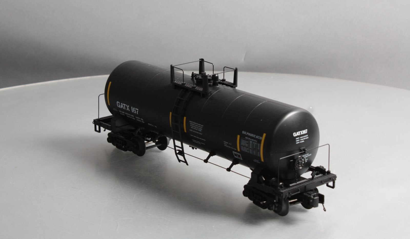 MTH 20-96286 O Gauge GATX Tank Car #167