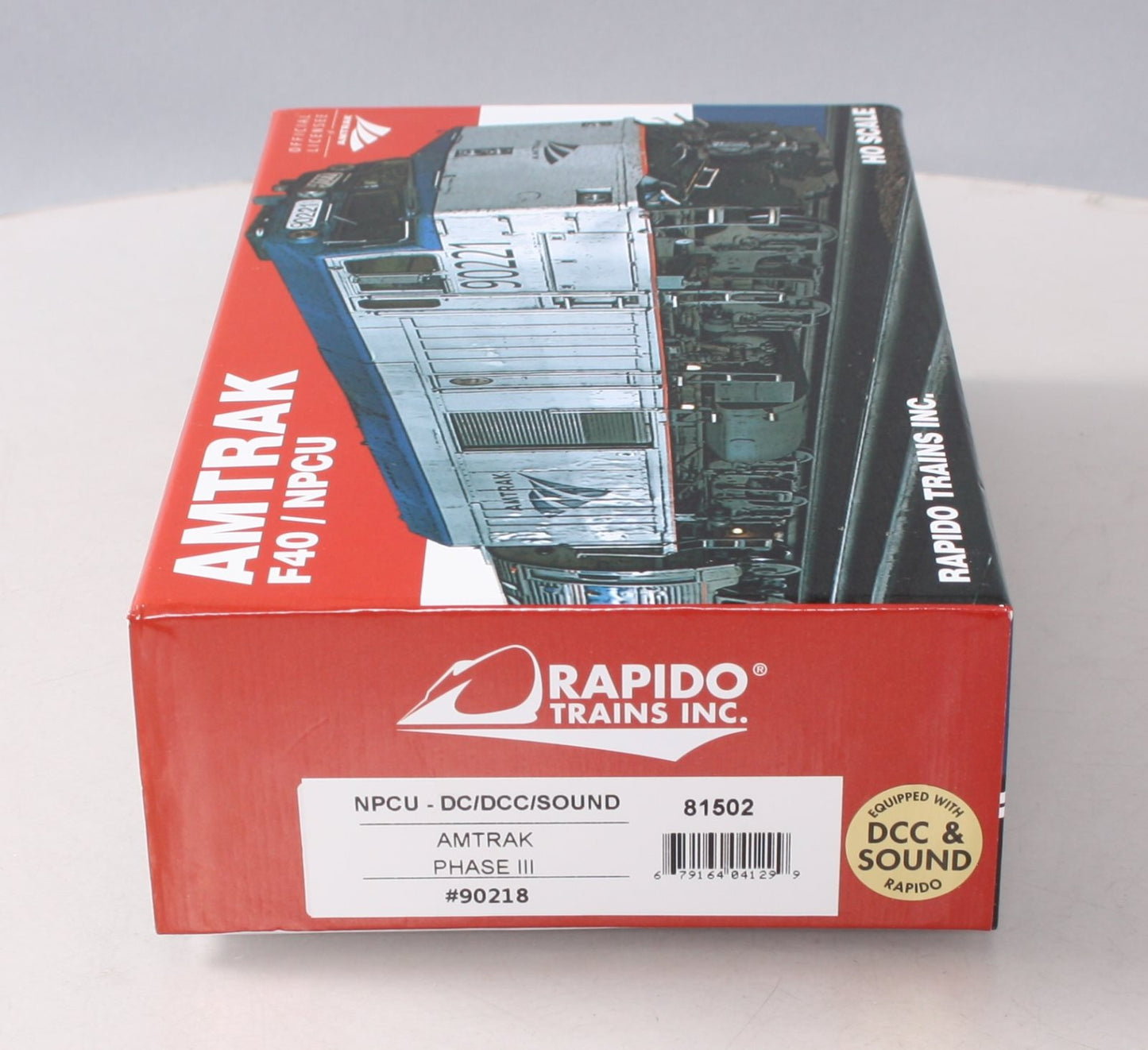 Rapido Trains 81502 Ho AMTRAK F40 90218 W/sd