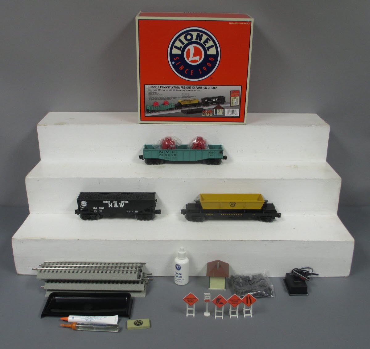 Lionel 6-25938 O Pennsylvania Freight Expansion 3-Pack