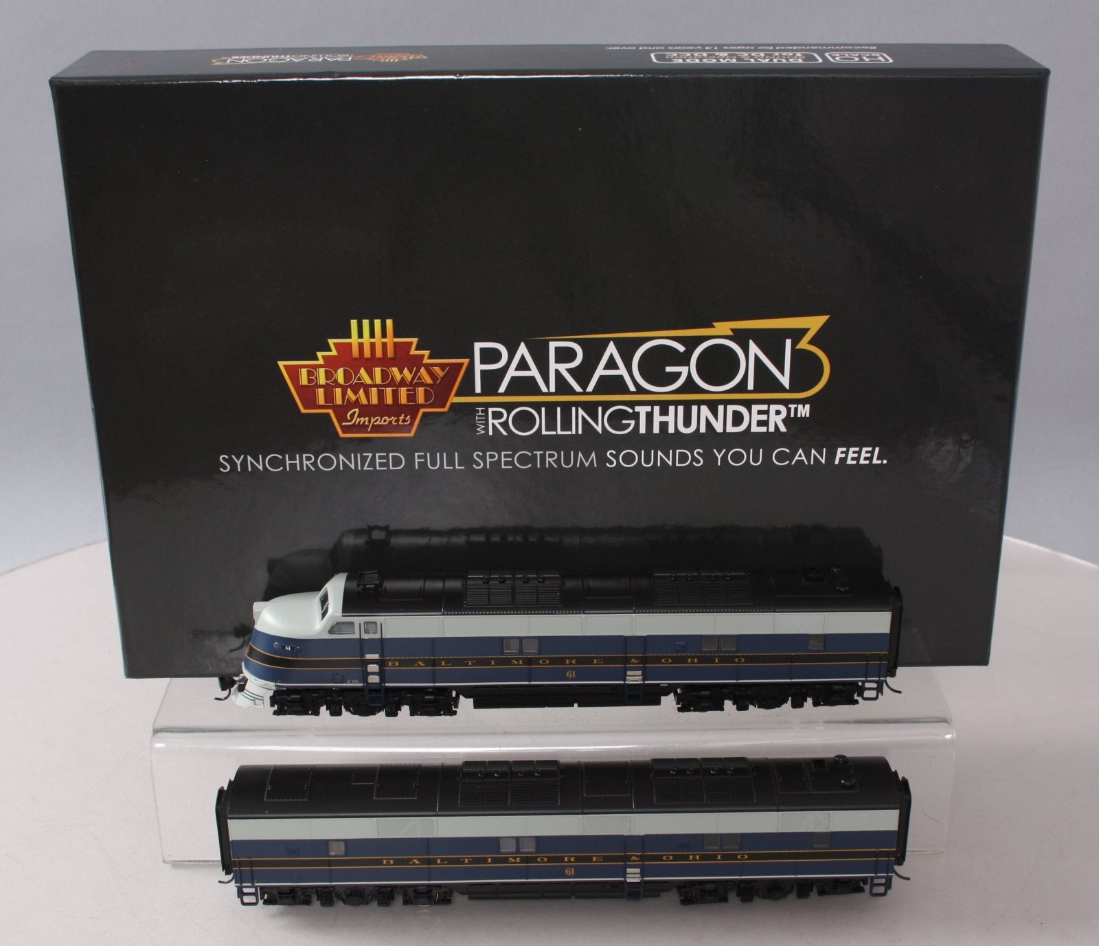 Broadway Limited 5397 HO Baltimore & Ohio EMD E6 AB Diesel Loco Paragon3 #61/61x
