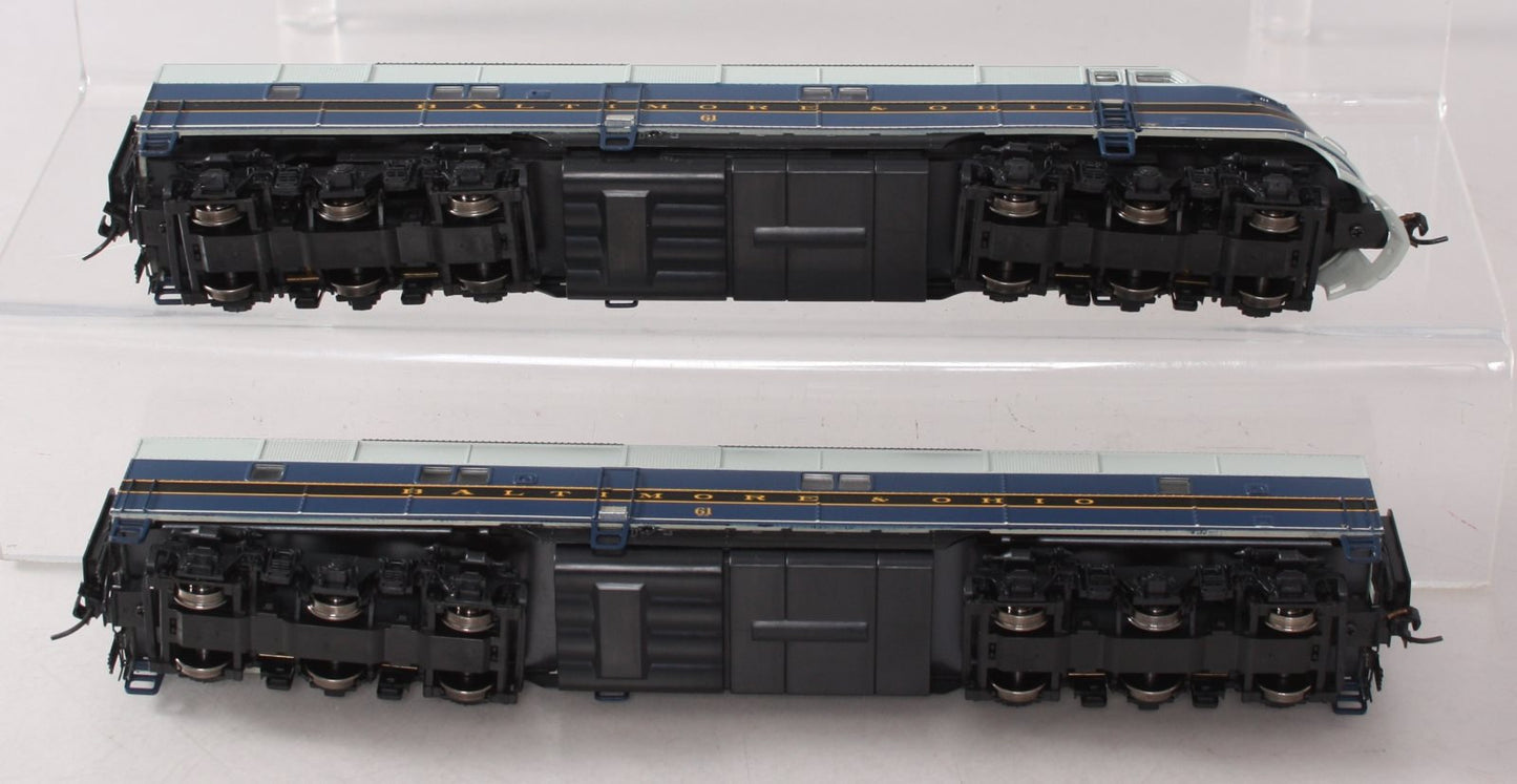 Broadway Limited 5397 HO Baltimore & Ohio EMD E6 AB Diesel Loco Paragon3 #61/61x