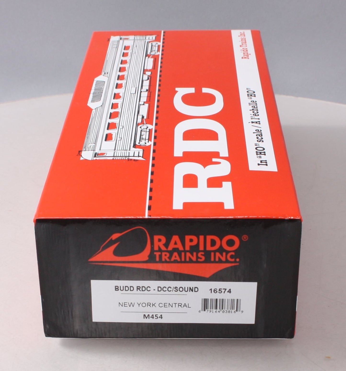 Rapido Trains 16574 HO New York Central Phase 1B Budd RDC-1 #M454