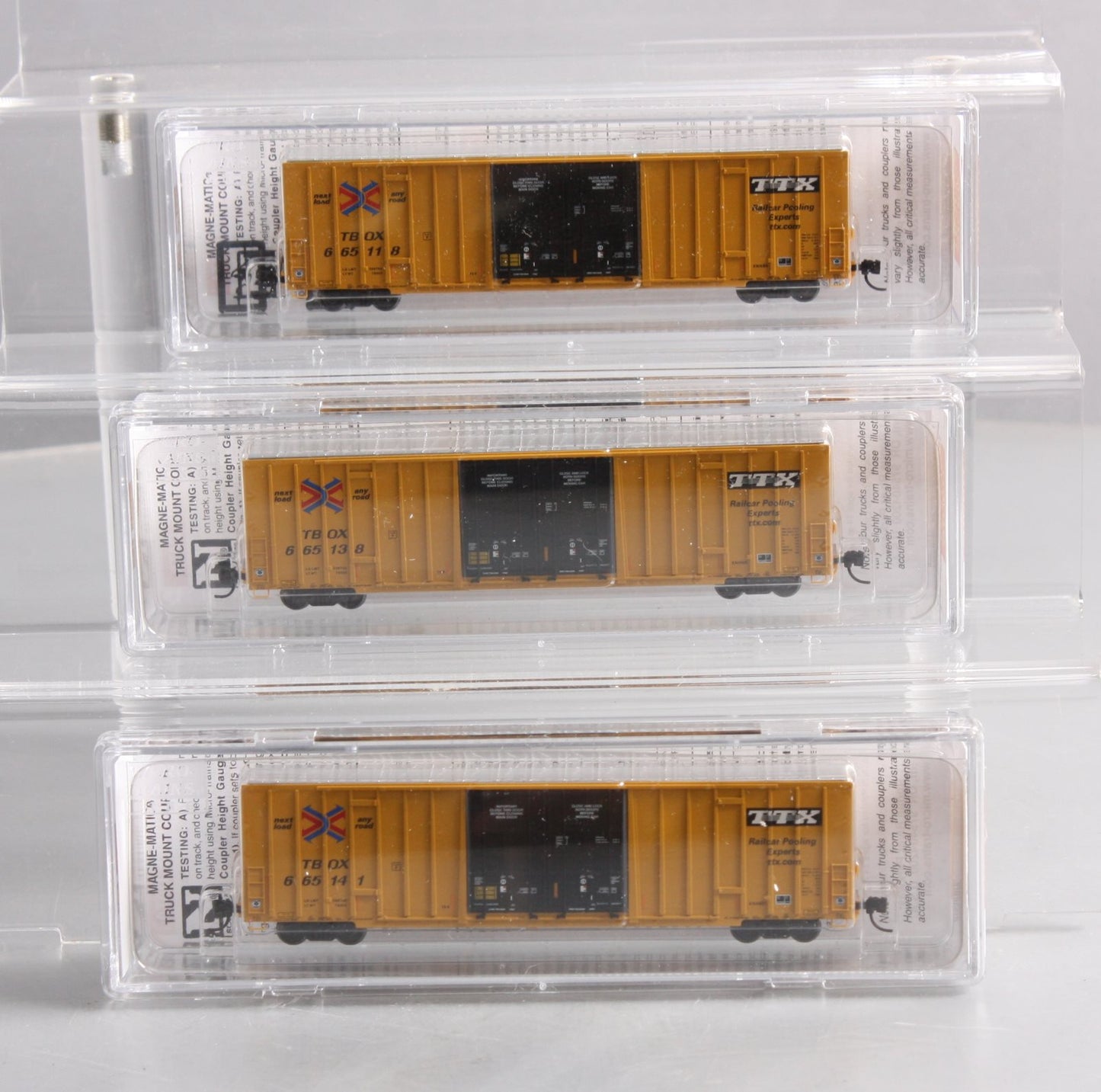 Micro-Trains 99301840 N RailBox 60' NSC Excess Height Boxcar (Set of 3)