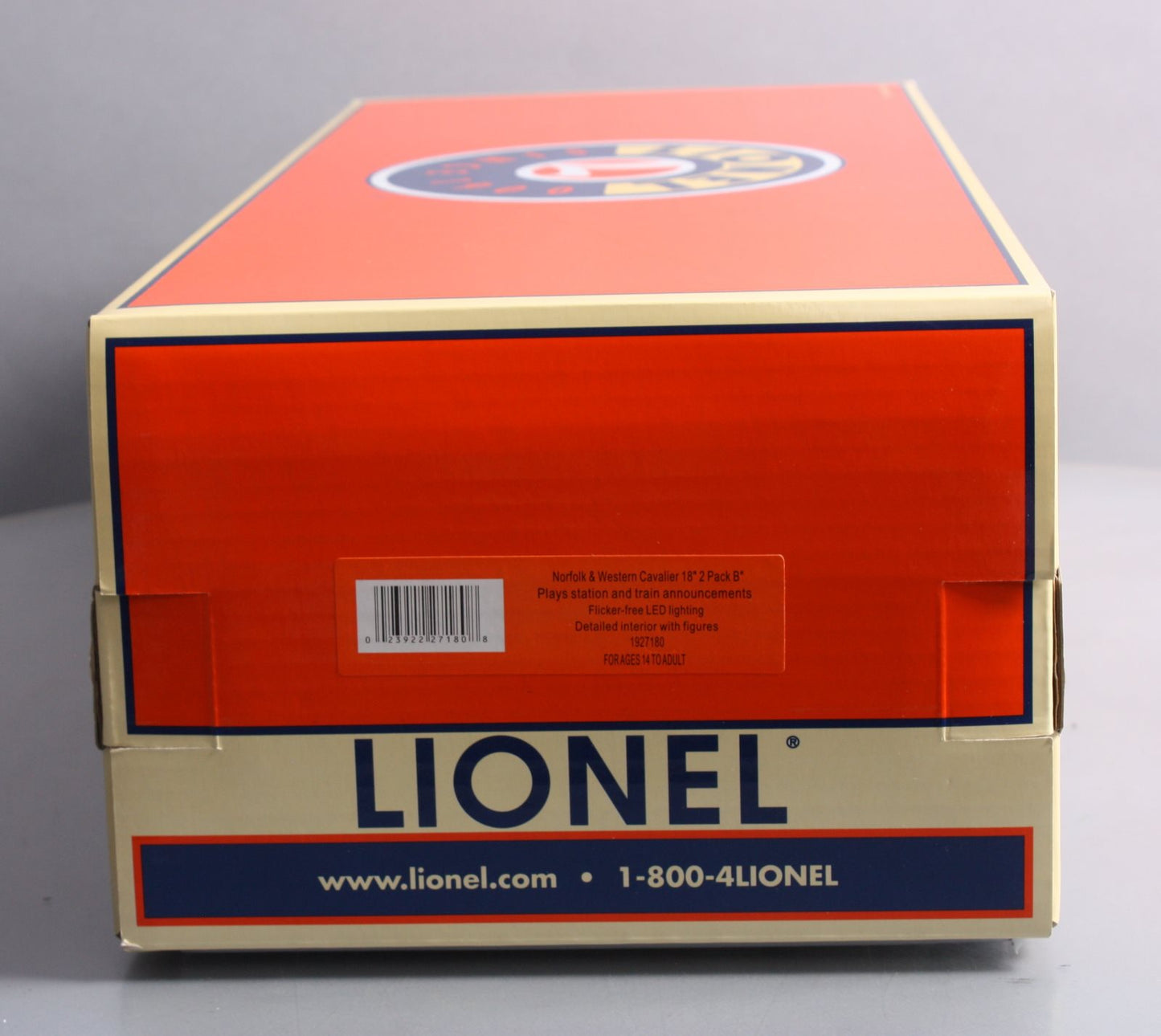 Lionel 1927180 O Norfolk and Western Cavalier 18 B (Pack of 2)