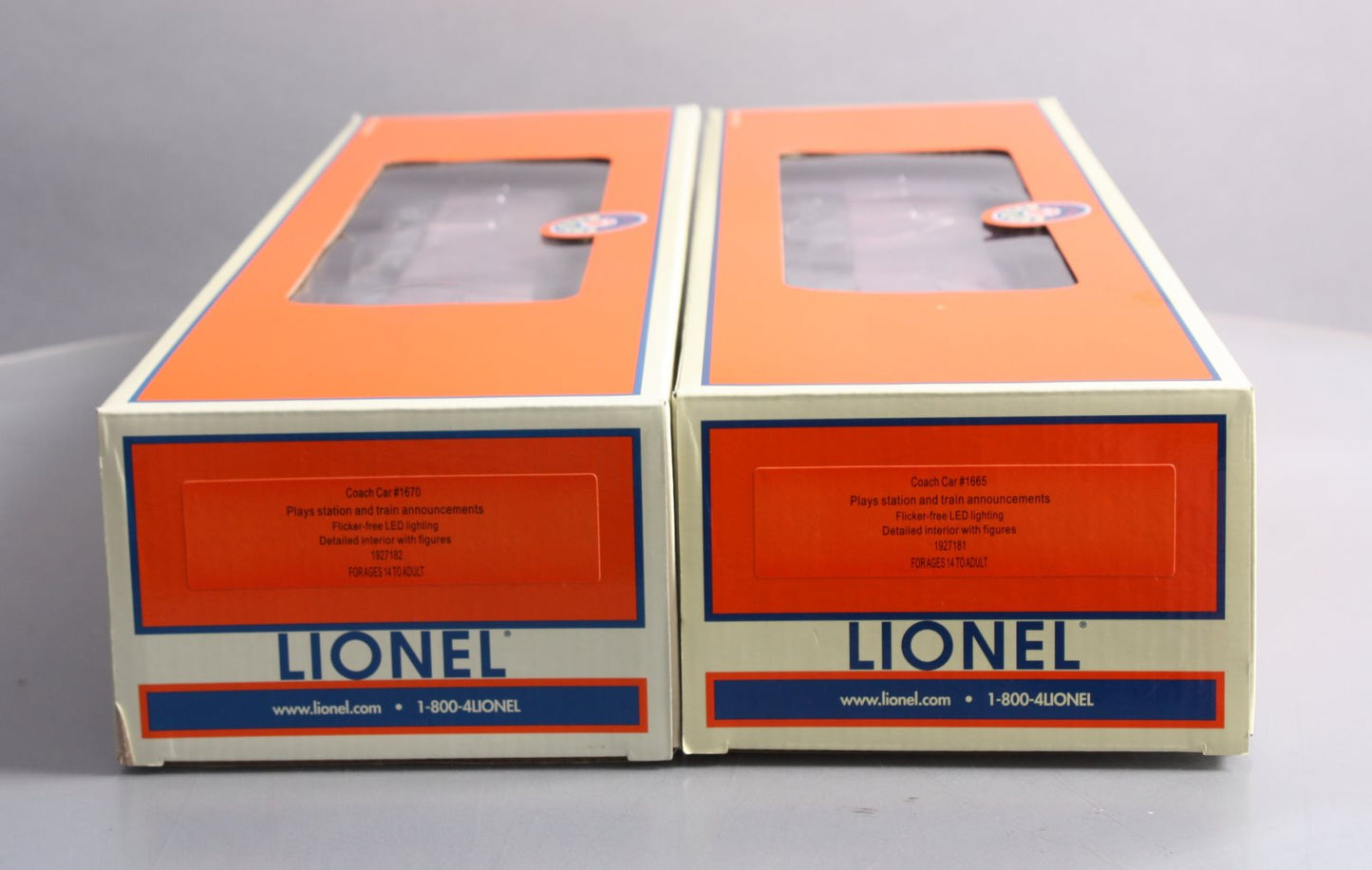 Lionel 1927180 O Norfolk and Western Cavalier 18 B (Pack of 2)