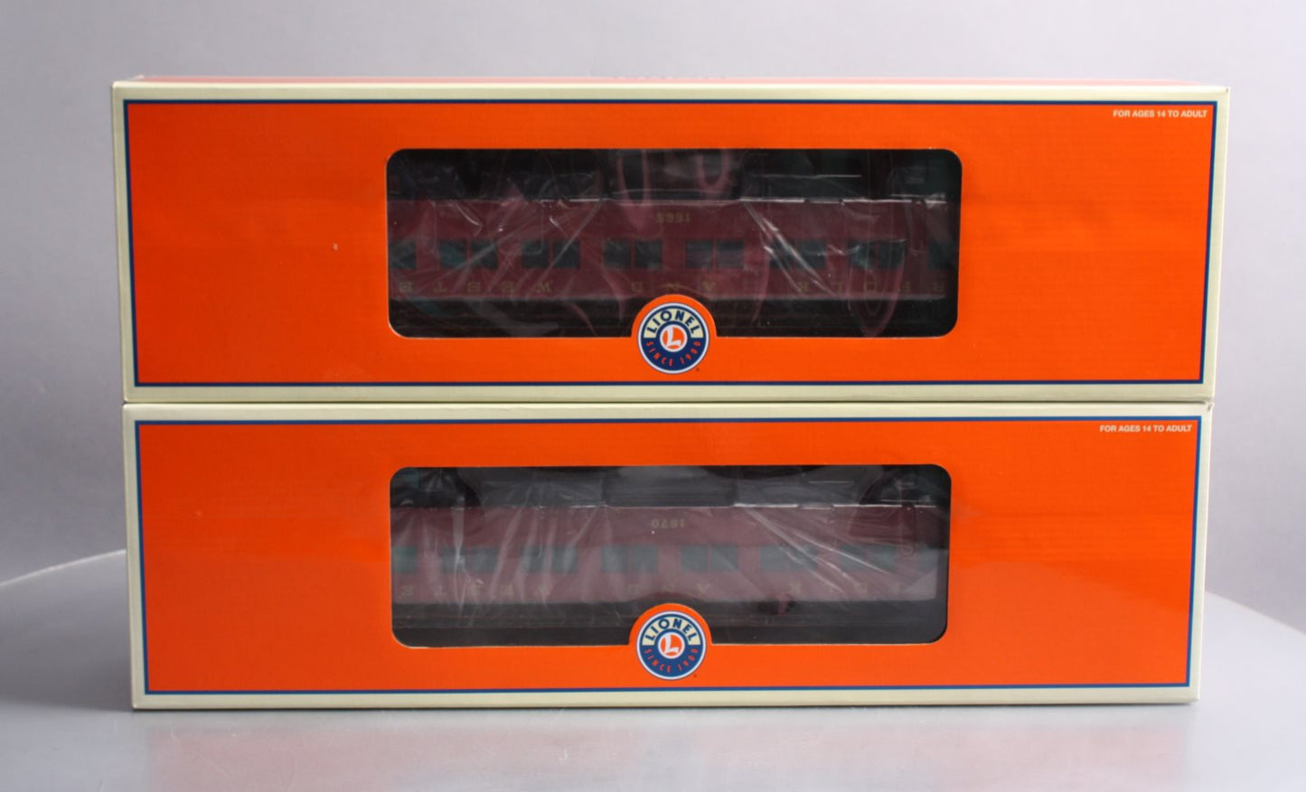 Lionel 1927180 O Norfolk and Western Cavalier 18 B (Pack of 2)
