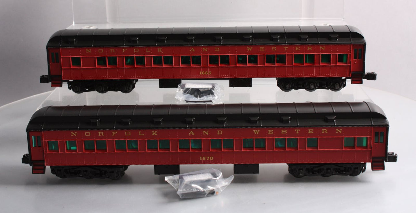 Lionel 1927180 O Norfolk and Western Cavalier 18 B (Pack of 2)