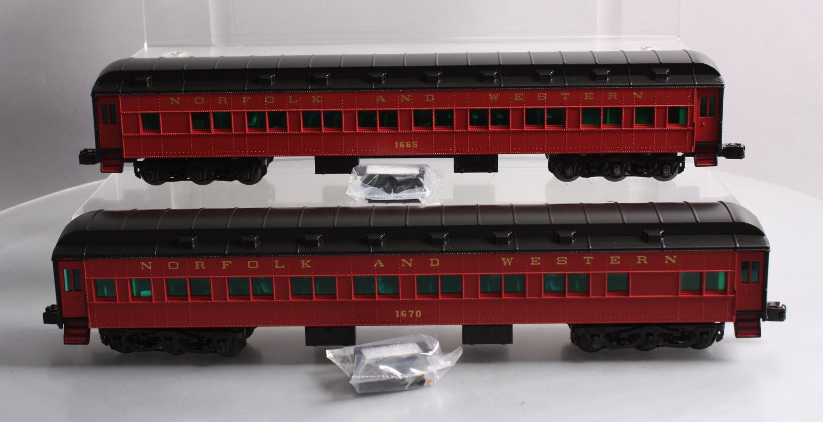 Lionel 1927180 O Norfolk and Western Cavalier 18 B (Pack of 2)