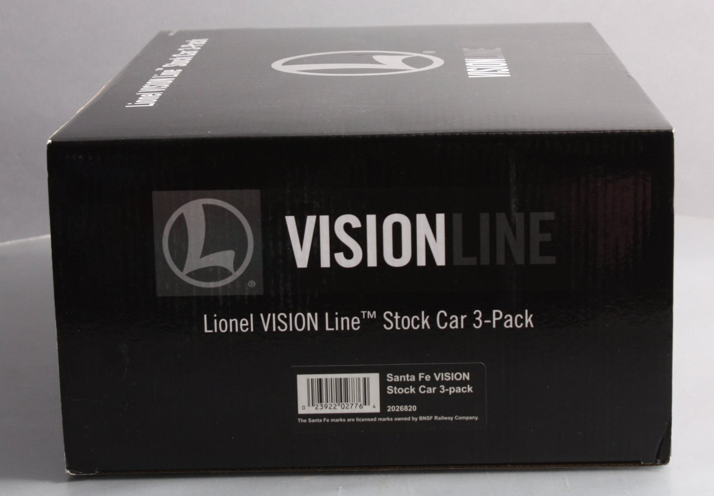 Lionel 2026820 O VISIONLINE Santa Fe Stock Car #60395 (Set of 3)