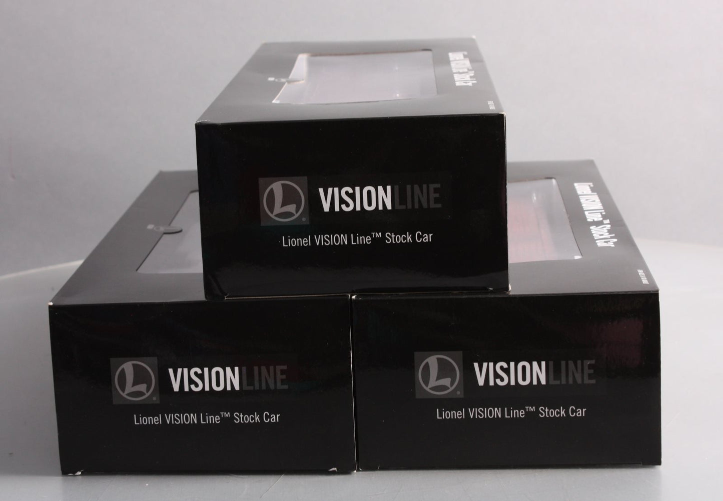 Lionel 2026820 O VISIONLINE Santa Fe Stock Car #60395 (Set of 3)