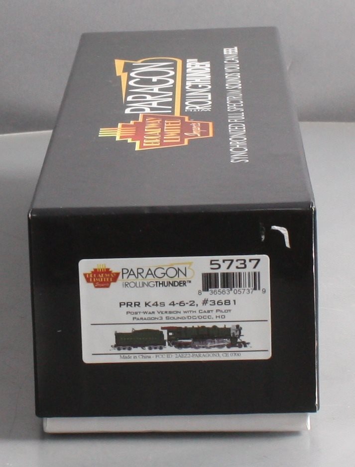 Broadway Limited 5737 HO Pennsylvania K4s 4-6-2 Postwar Steam Loco #3681 DC/DCC