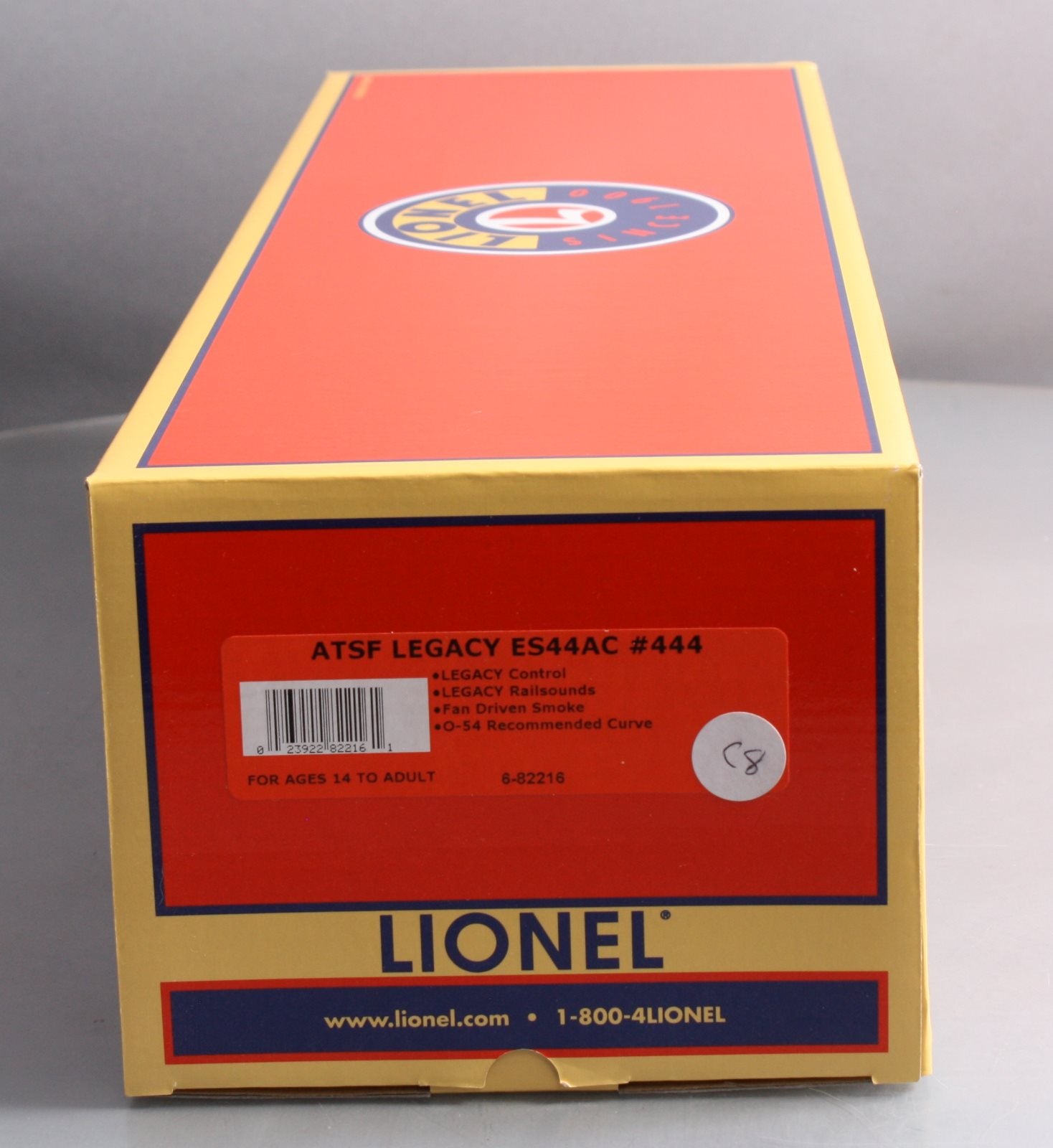 Lionel 6-82216 Santa Fe 'Warbonnet' LEGACY Scale ES44AC Diesel Locomotive #444