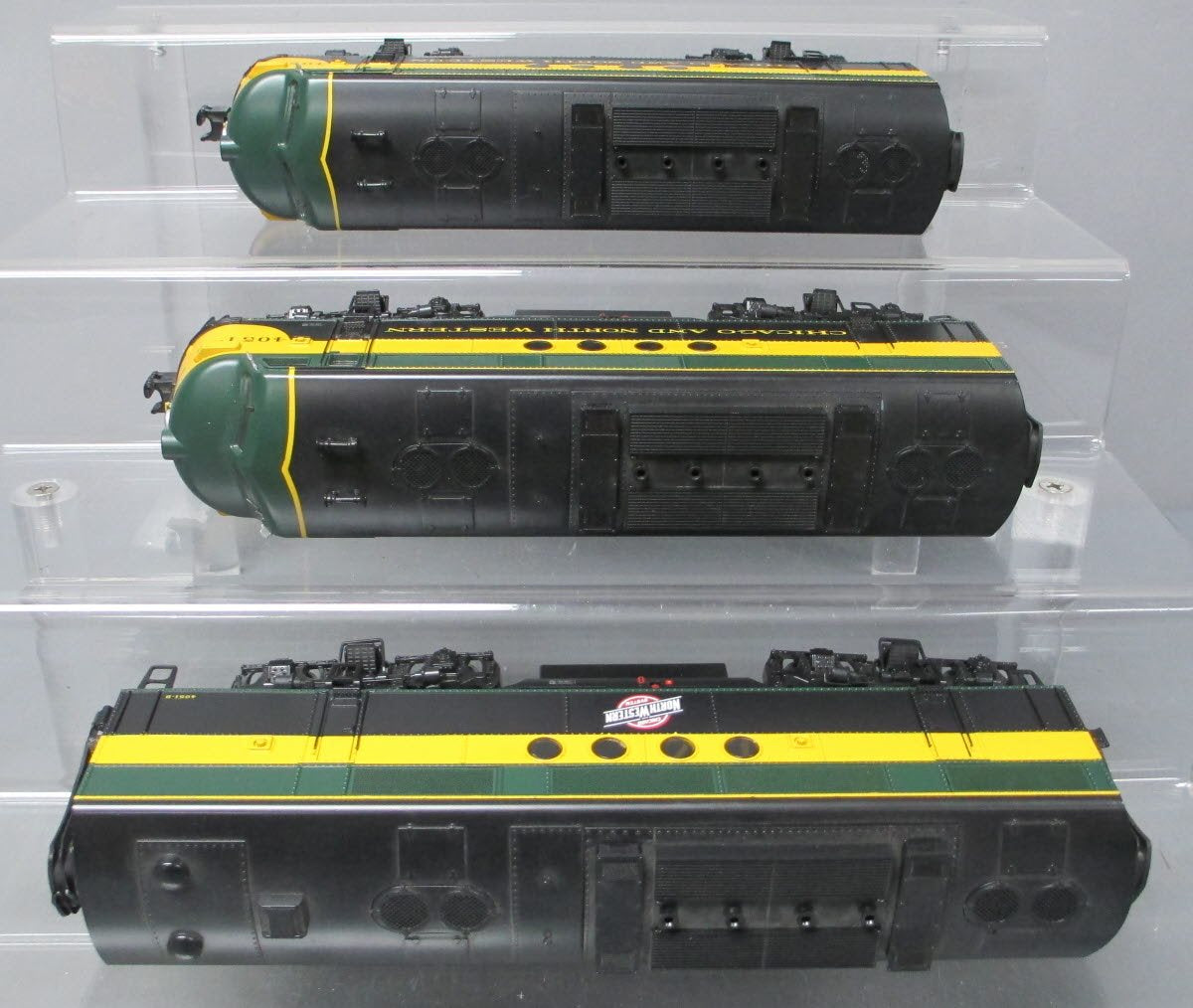 MTH 20-2744-1 C&NW FT ABA Diesel Engine Set w/PS2 #4051A/4054A/4051B
