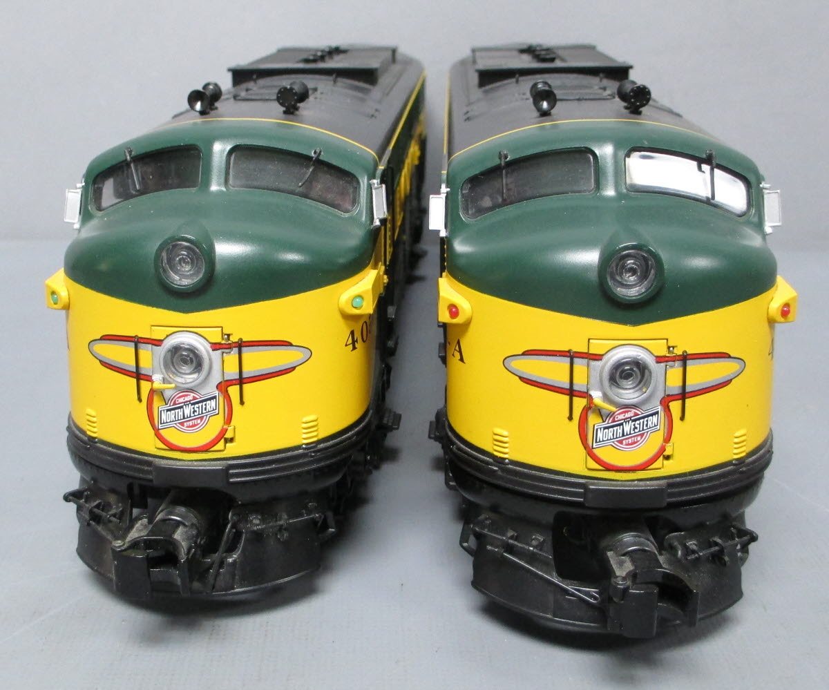 MTH 20-2744-1 C&NW FT ABA Diesel Engine Set w/PS2 #4051A/4054A/4051B