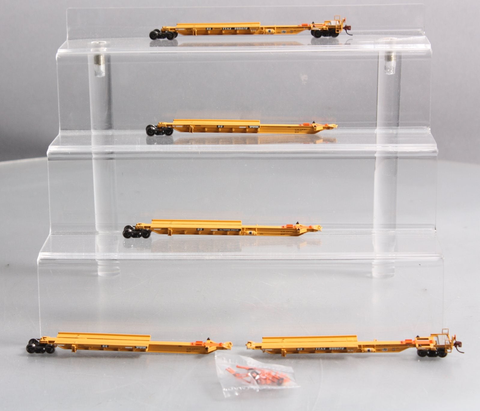 BLMA Models 12006 N Scale TTAX 53' Spine Car #555072 (Set of 5)