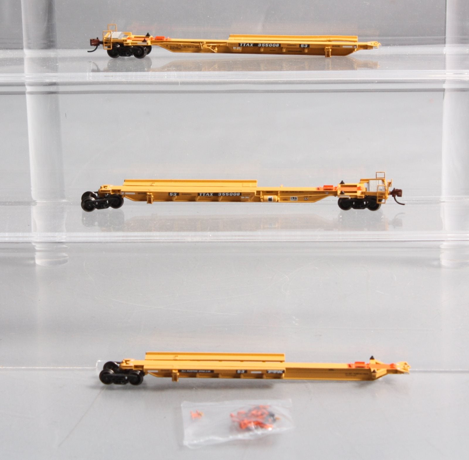 BLMA Models 12257 TTAX 3-Unit Spine Car #355008