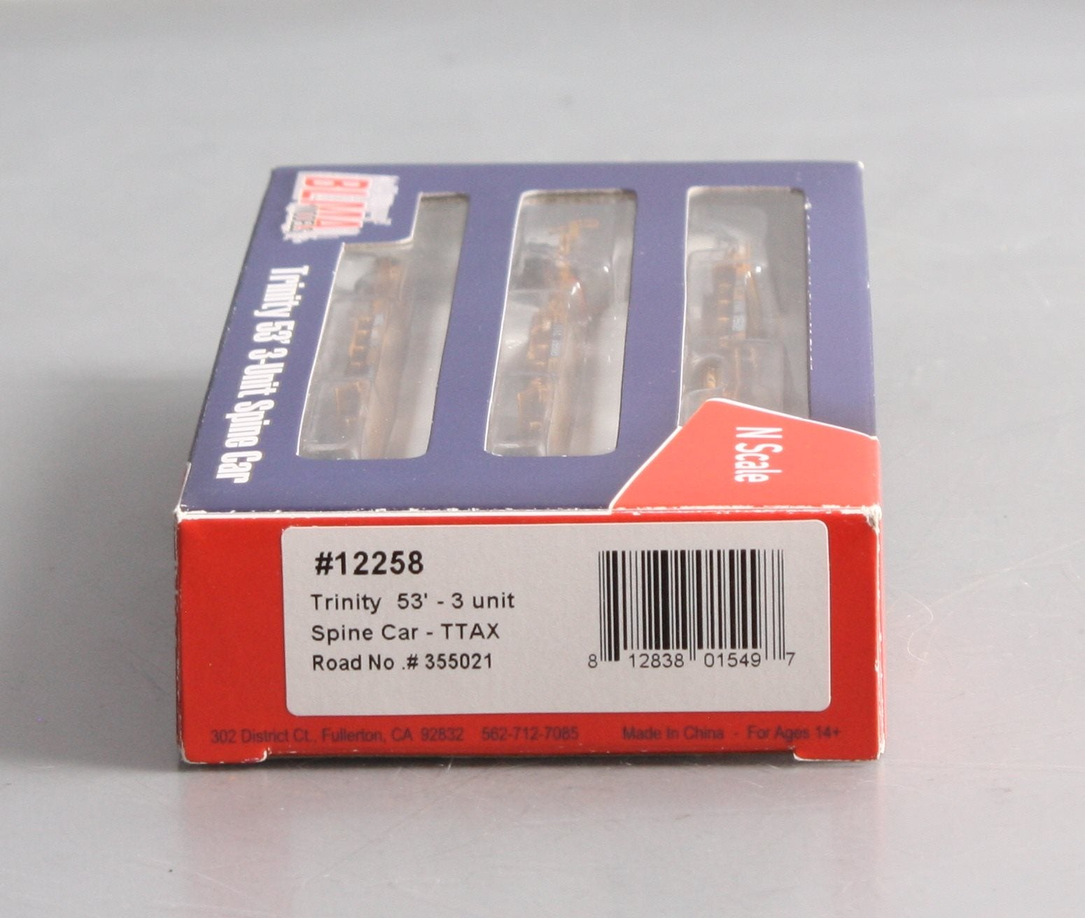 BLMA Models 12258 N TTAX 53' Trinity 3-Unit Spine Car #355021