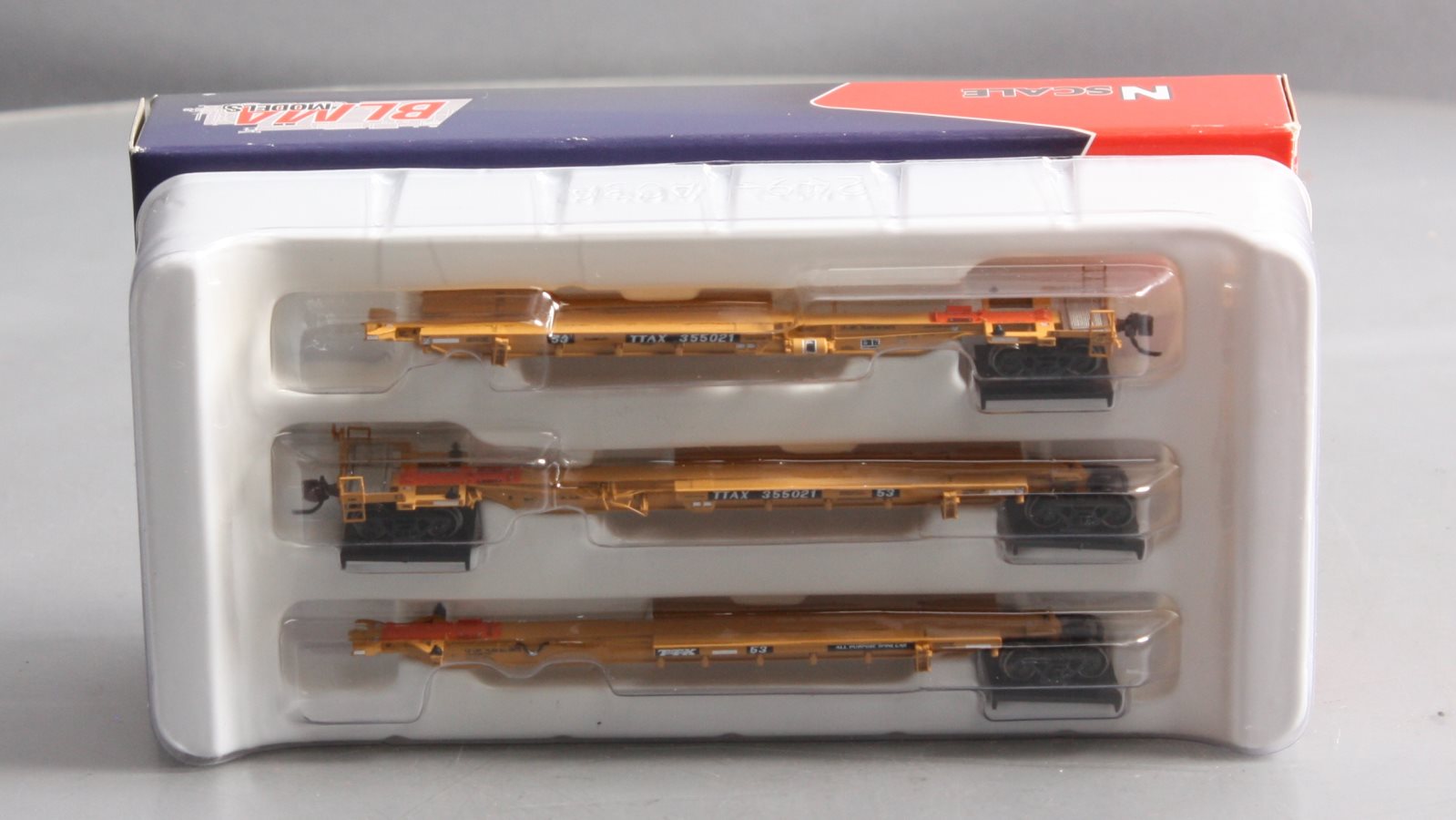 BLMA Models 12258 N TTAX 53' Trinity 3-Unit Spine Car #355021