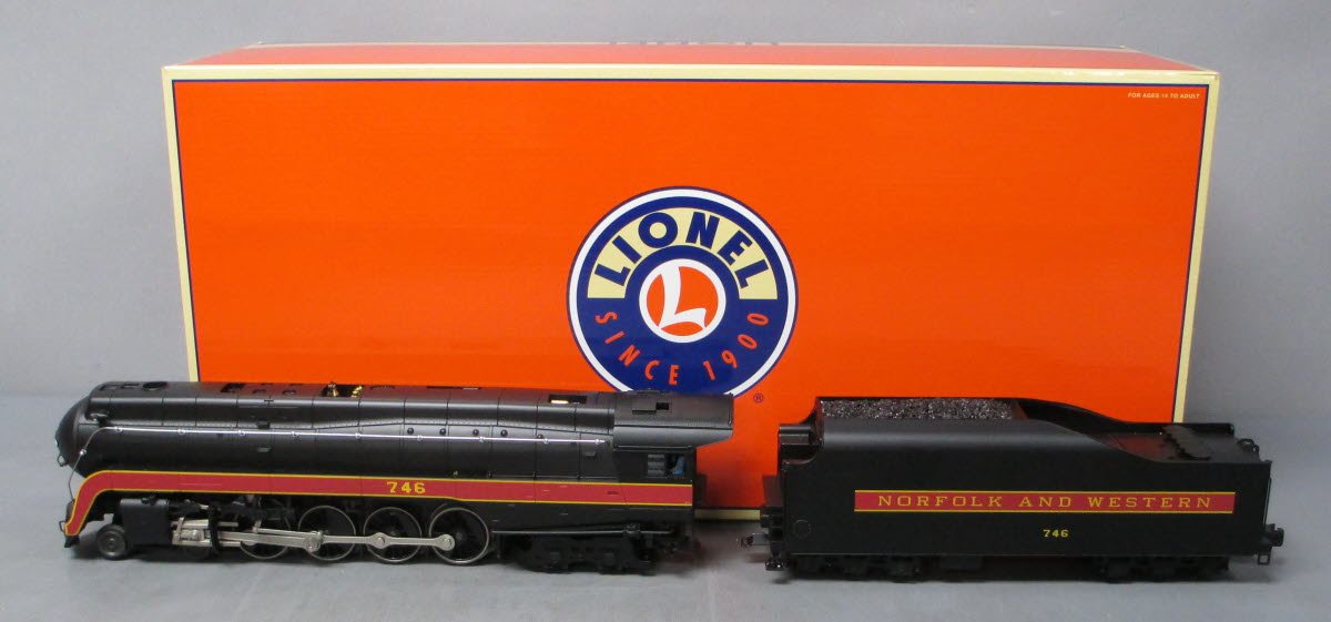 Lionel 1931390 O Norfolk & Western Legacy J Class 4-8-4 Steam Locomotive #746