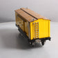 MTH 10-201 Standard Gauge Yellow/Brown Boxcar With Nickel Trim #214