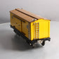 MTH 10-201 Standard Gauge Yellow/Brown Boxcar With Nickel Trim #214