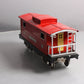 MTH 10-1054 217 Standard Gauge New York Central Red Caboose W/Nickel Trim