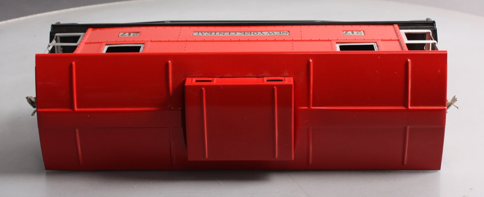 MTH 10-1054 217 Standard Gauge New York Central Red Caboose W/Nickel Trim