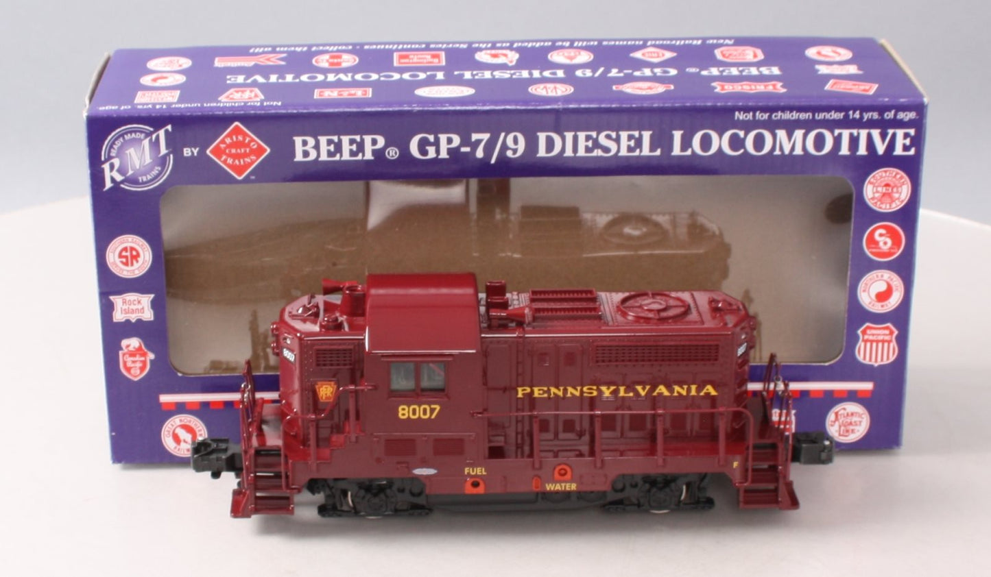 RMT 9241511 O Pennsylvania Tuscan BEEP GP7 Diesel Locomotive #8007