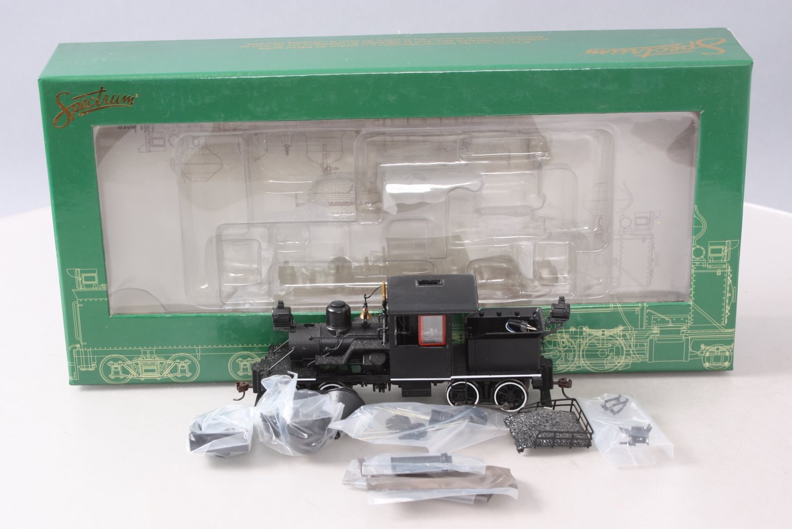 Bachmann 28804 On30 Painted & Unlettered 14-Ton 2-Truck Stearns-Heisler w/DCC