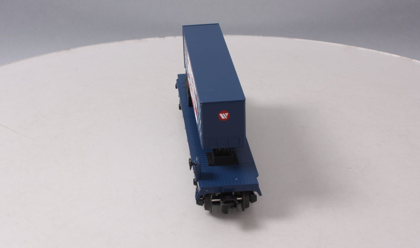 MTH 30-76849 O Montana Rail Link Veterans Flat Car w/40' Trailer