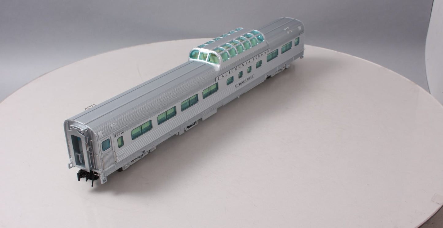 Atlas 3007012 O California Zephyr CB&Q Vista Dome w/Conductors Window #4720