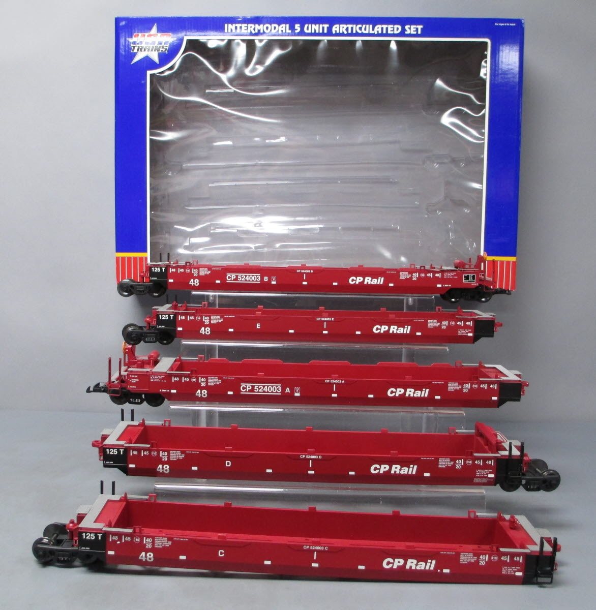 USA Trains R17156 G Canadian Pacific Intermodal 5 Unit Articulated Set