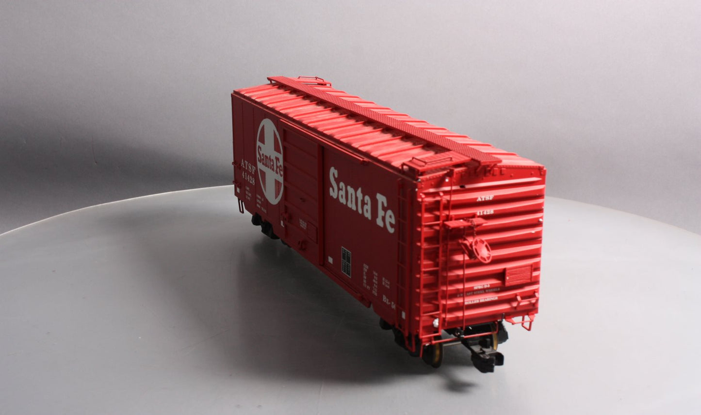 USA Trains R19200B G Santa Fe 40 Ft. PS-1 Simulated Steel Box Car