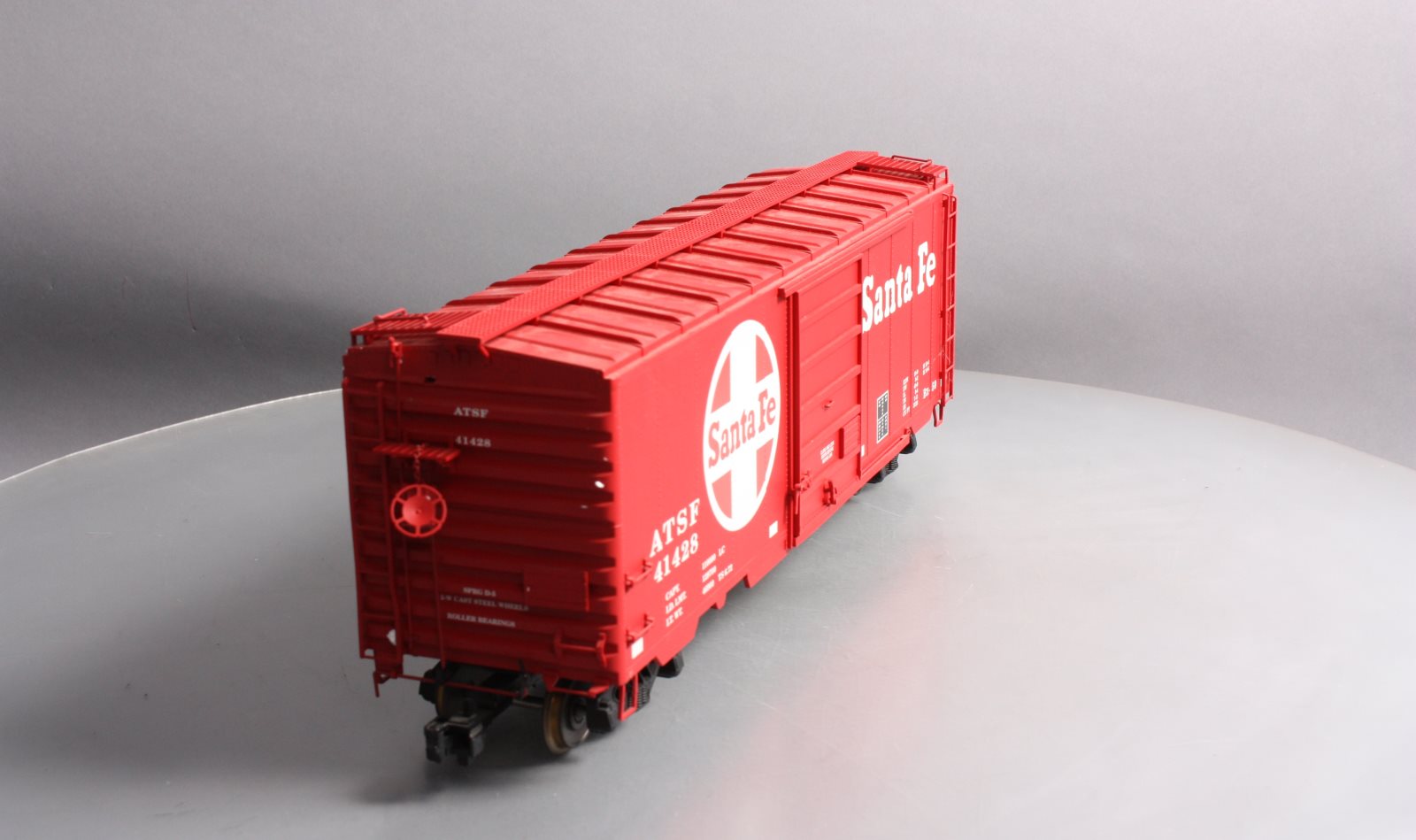 USA Trains R19200B G Santa Fe 40 Ft. PS-1 Simulated Steel Box Car
