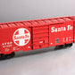 USA Trains R19200B G Santa Fe 40 Ft. PS-1 Simulated Steel Box Car