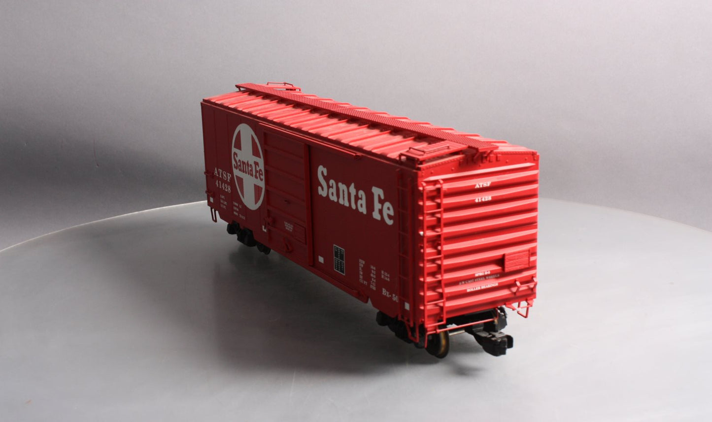 USA Trains R19200B G Santa Fe 40 Ft. PS-1 Simulated Steel Box Car
