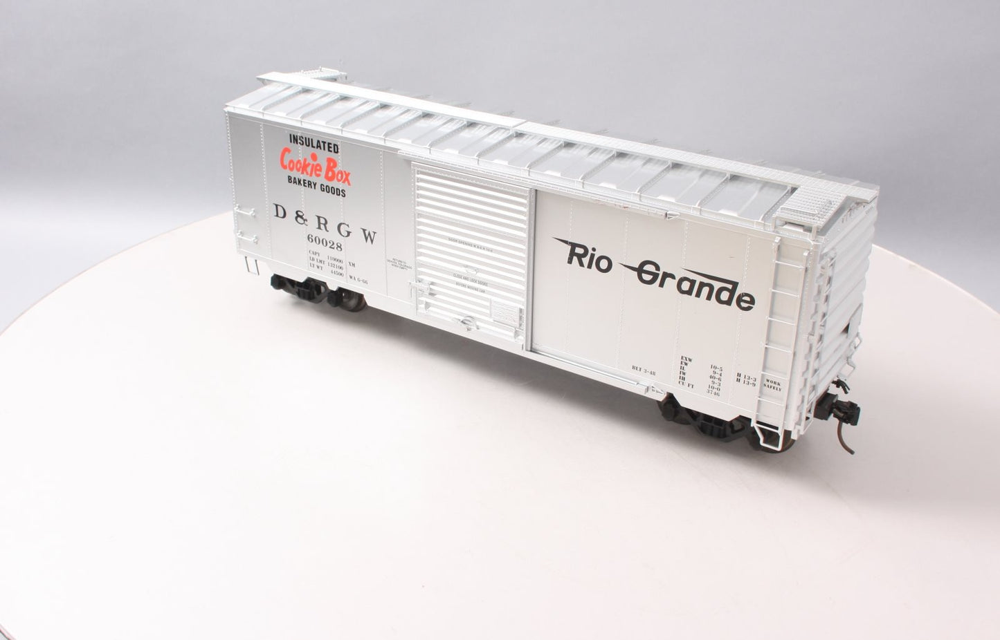 USA Trains R19209C G Rio Grande 40 Ft. PS-1 Simulated Steel Box Car