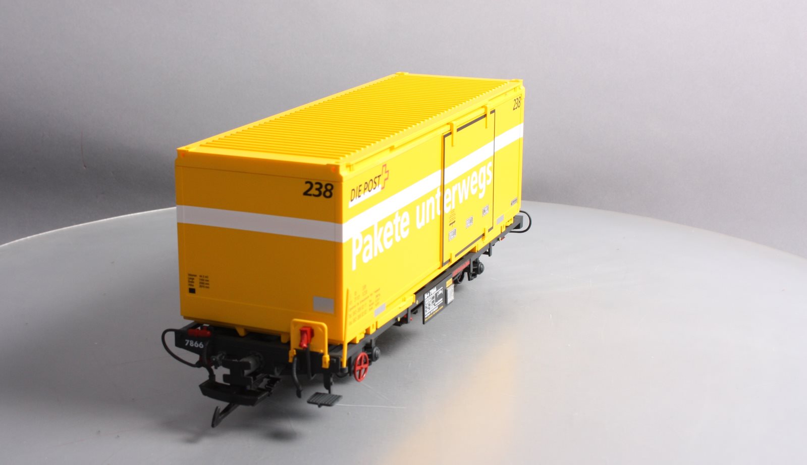 LGB 47890 G Scale RhB Post Container Car
